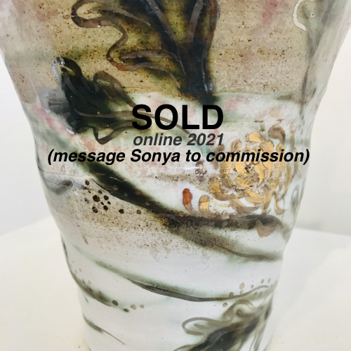 Sold Vase By Sonya Ceramic Art