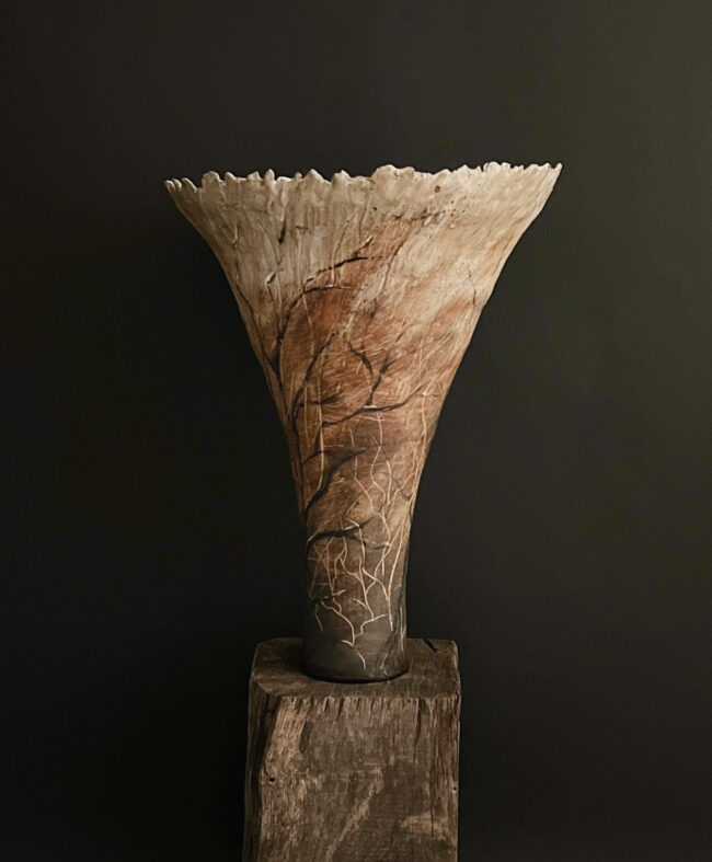 Cotton Poplar Tree Vessel By Sonya Wilkins Ceramics (Version 8)