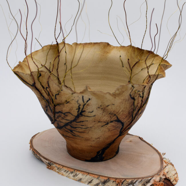 Tree Canopy Vessel 2 By Sonya Wilkins Ceramics