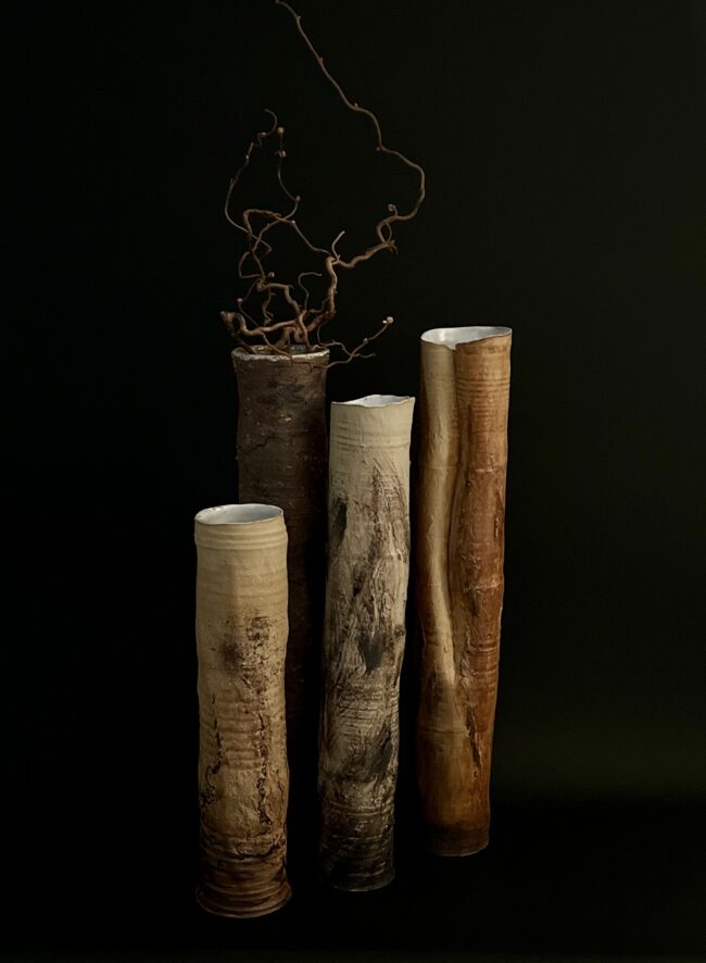 Tree Trunk Vessel Copse By Sonya Wilkins Ceramics