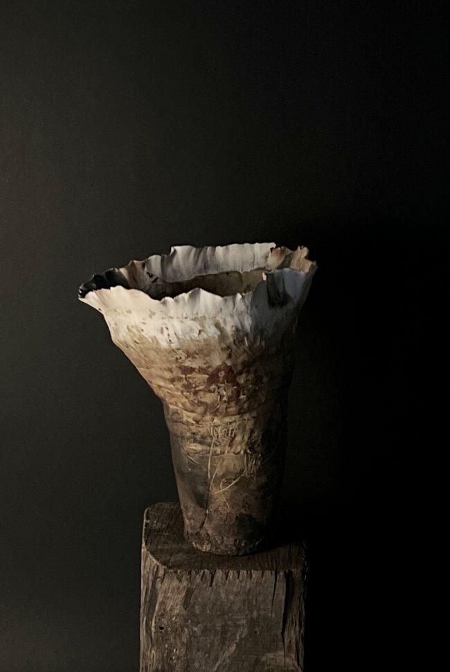 Landscape Vessel (Studio Shot 2) By Sonya Wilkins Ceramics 2023