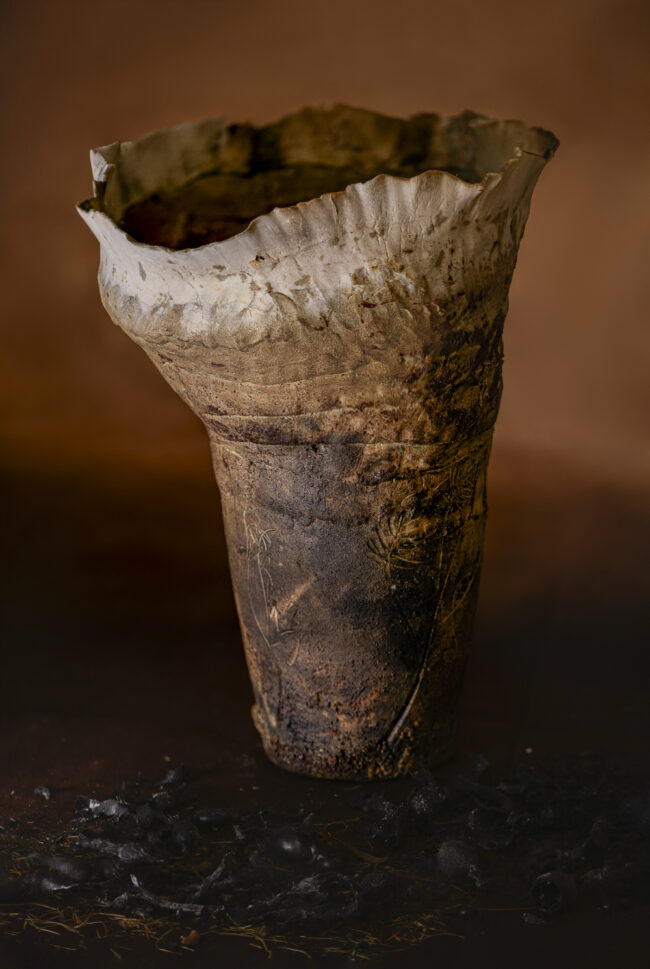 Landscape Vessel (Studio Shot) By Sonya Wilkins Ceramics 2023