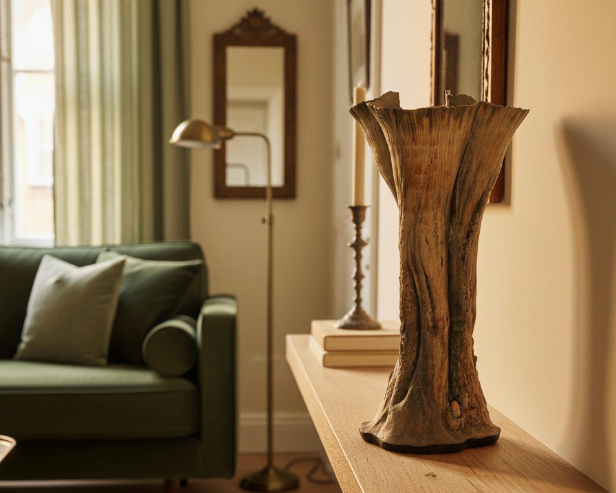 Oak Tree Vessel Interior Design Contemporary Lounge By Sonya Wilkins Ceramics