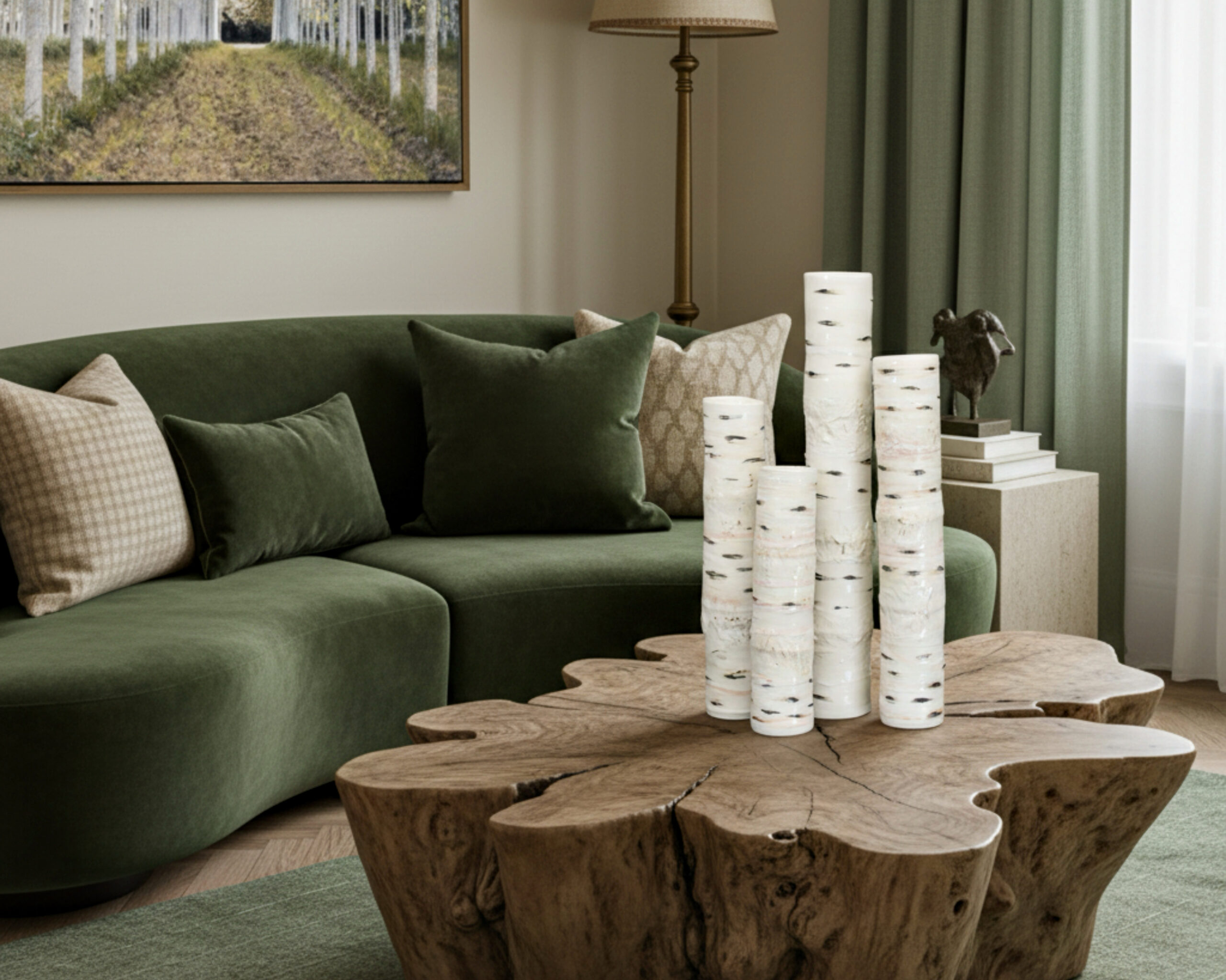 ceramic sculpture for interior designers silver birch vessels by sonya wilkins ceramics